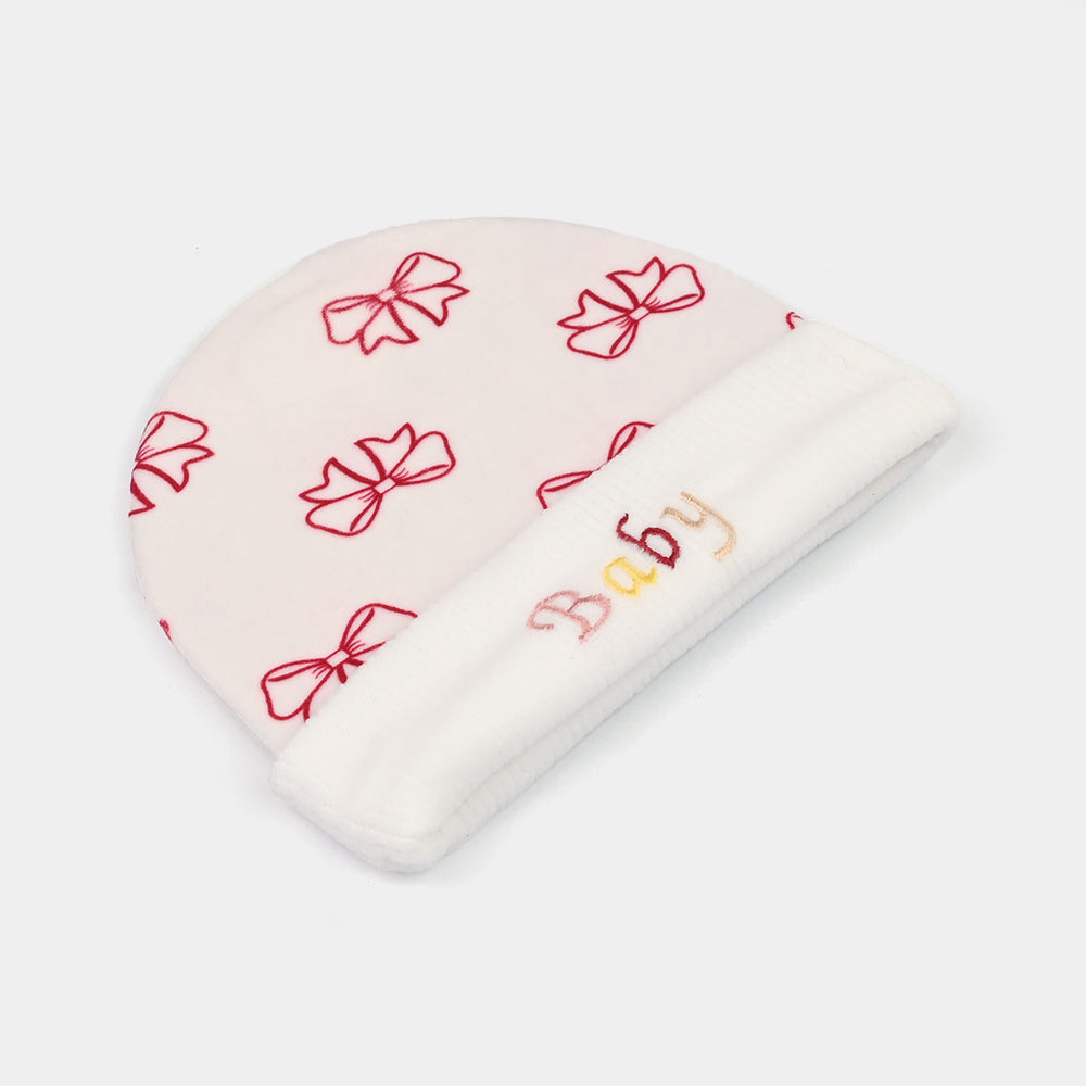 Baby Cap/Hat Velvet Printed