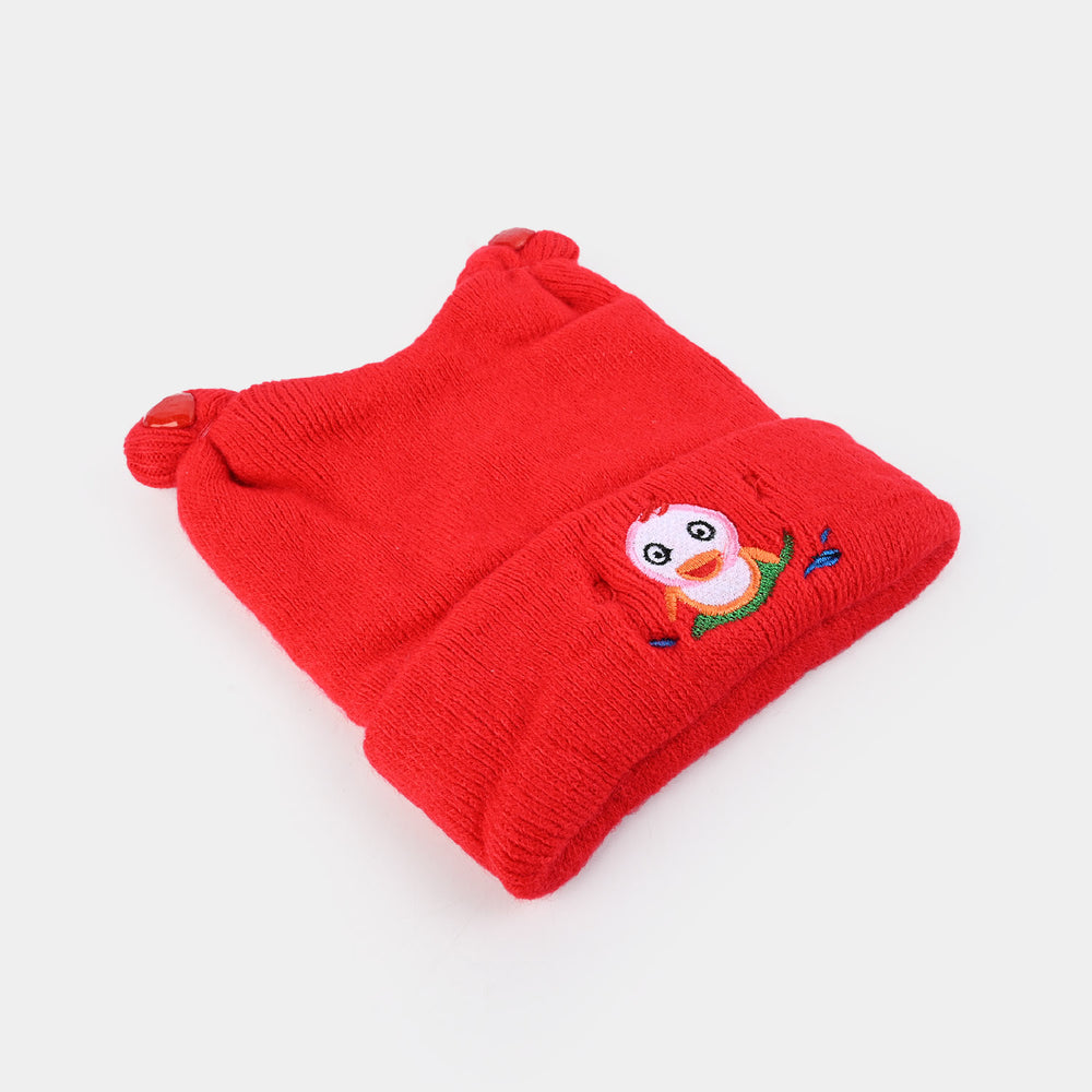 Baby Winter Cap/Hat  Duck Embroidered | 6M+