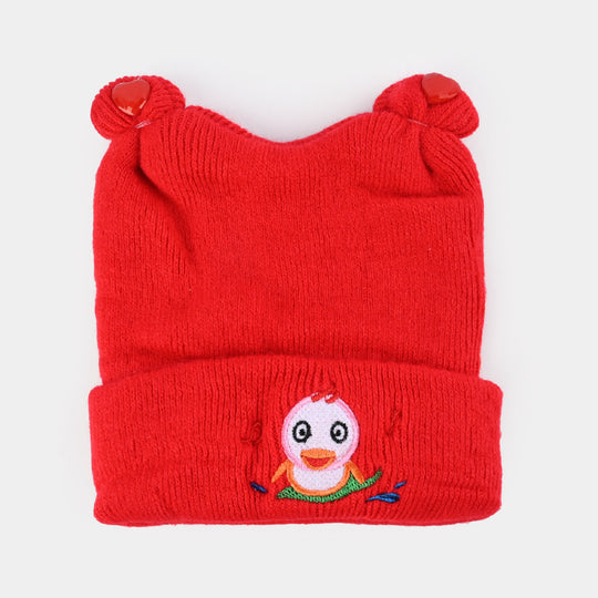 Baby Winter Cap/Hat  Duck Embroidered | 6M+