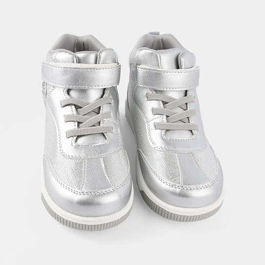 Girls Boots H2811-16-SILVER