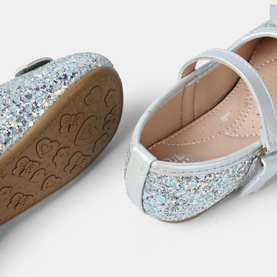 Girls Pumps 11-164-Blue