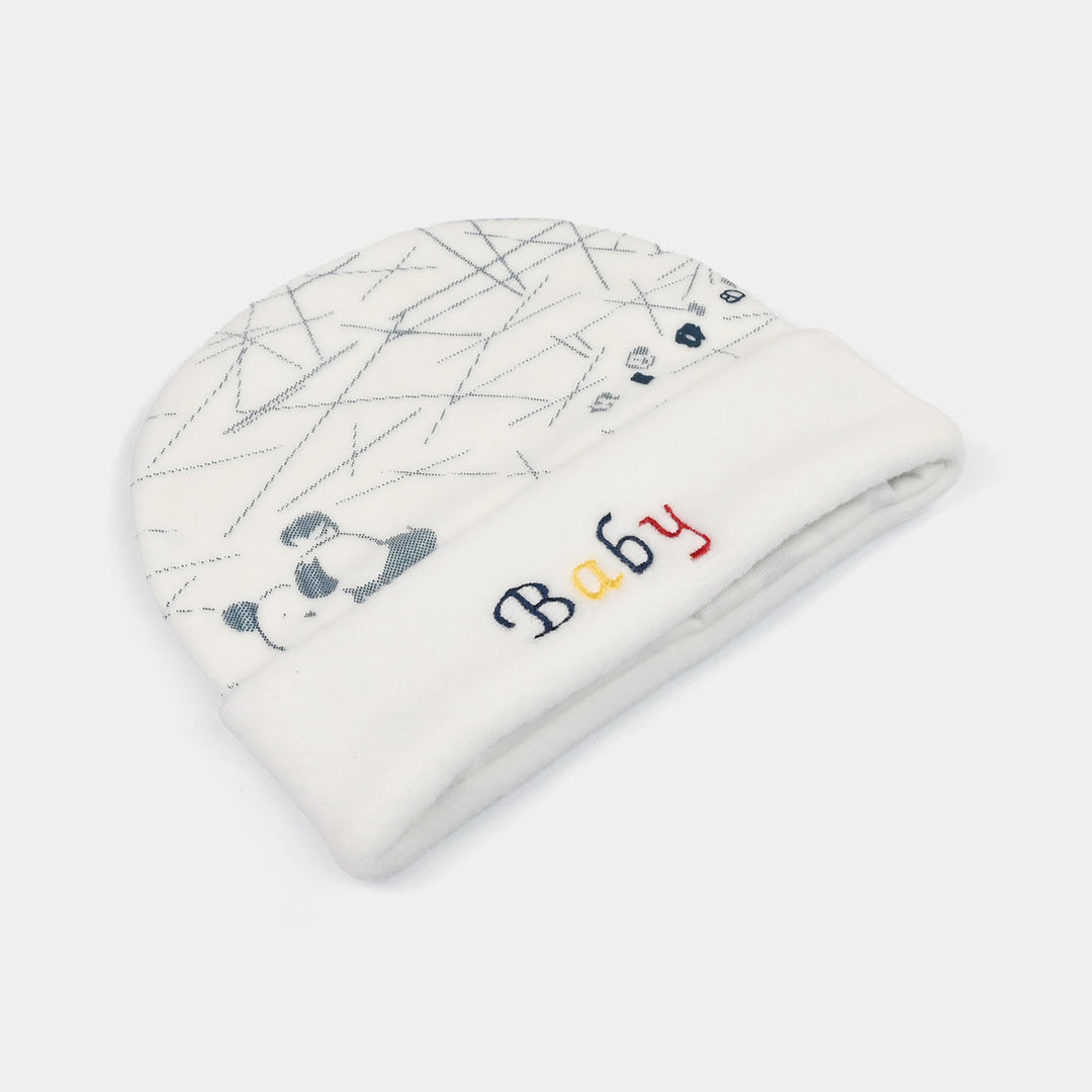 Baby Cap/Hat Velvet Printed