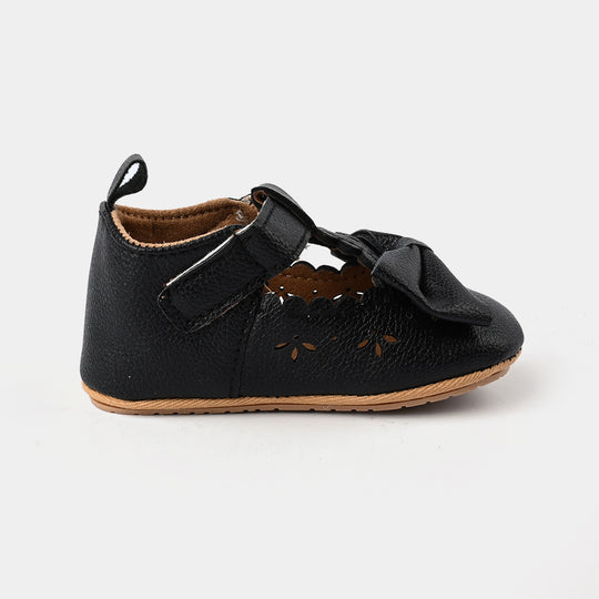 Baby Girl Shoes E146-BLACK