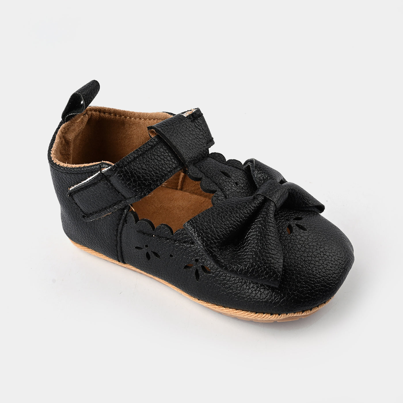 Baby Girl Shoes E146-BLACK