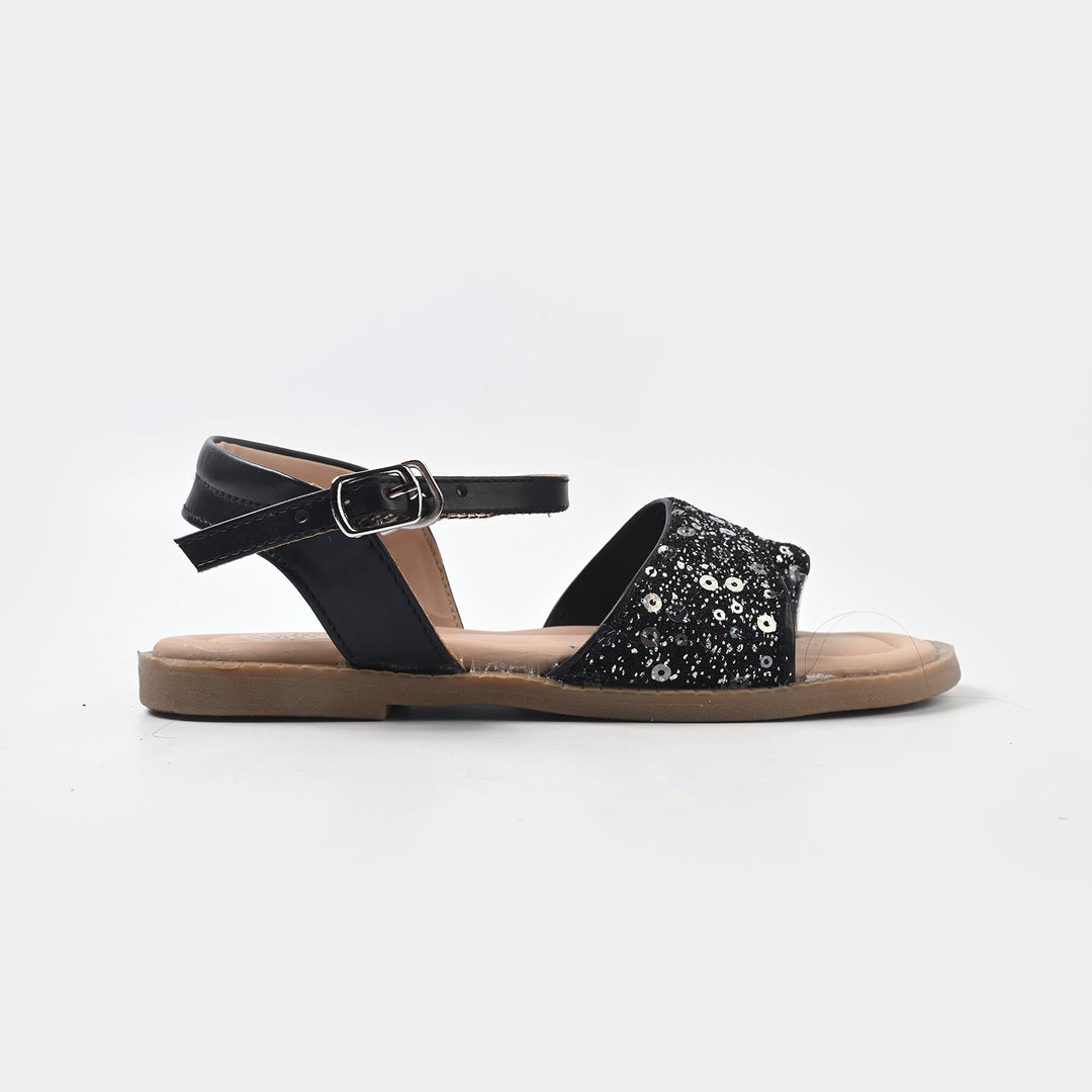 Girls Sandal 1355-BLACK