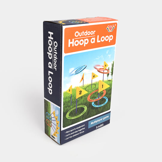Outdoor Hoop a Loop Target Toss Game Set