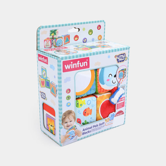 Winfun Animal Pals Soft Blocks Set