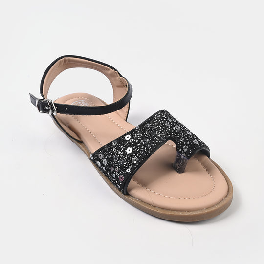 Girls Sandal 1355-BLACK