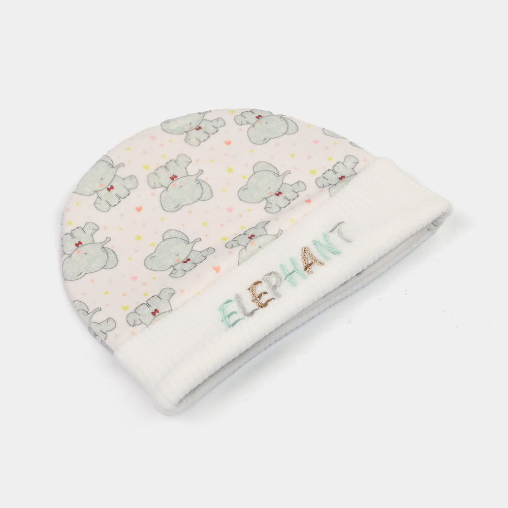 Baby Cap/Hat Velvet Printed