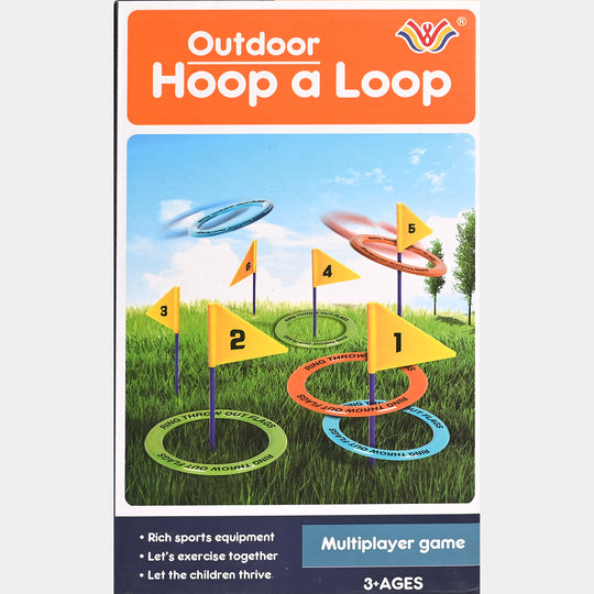 Outdoor Hoop a Loop Target Toss Game Set