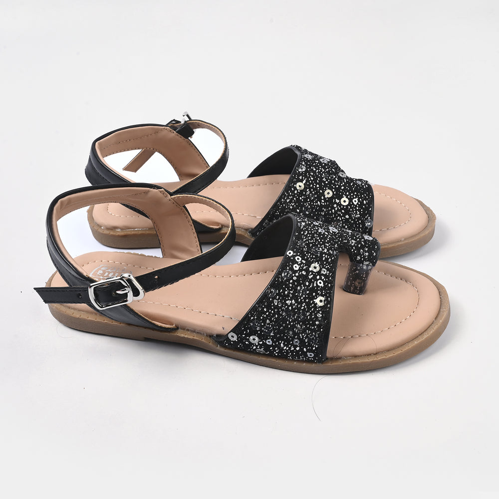 Girls Sandal 1355-BLACK
