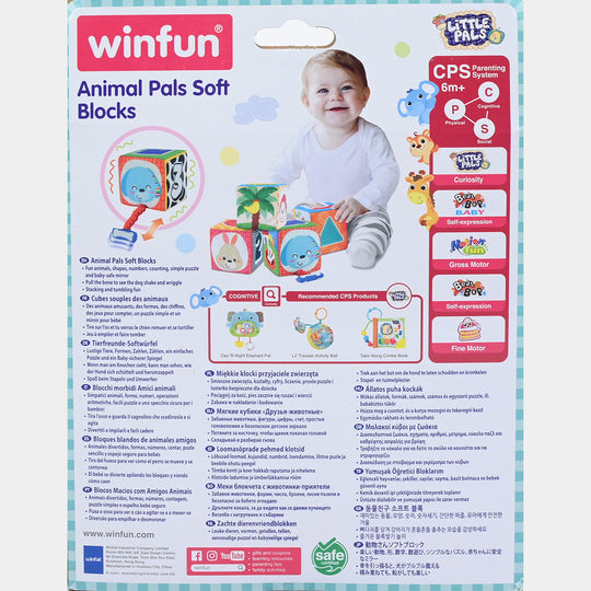 Winfun Animal Pals Soft Blocks Set