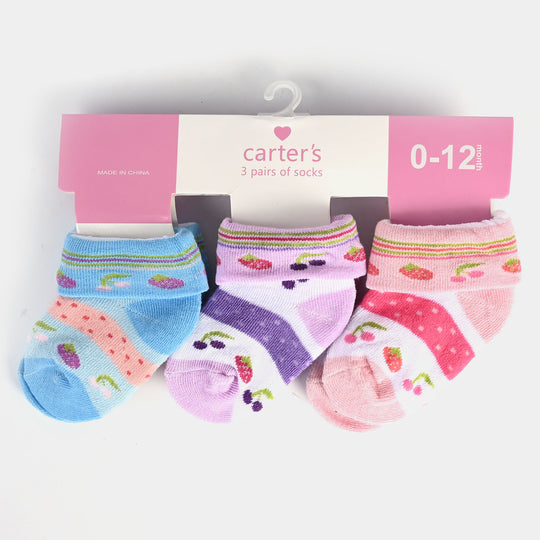 Infant Baby Socks 0-6M-3Pcs