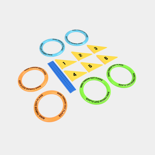 Outdoor Hoop a Loop Target Toss Game Set