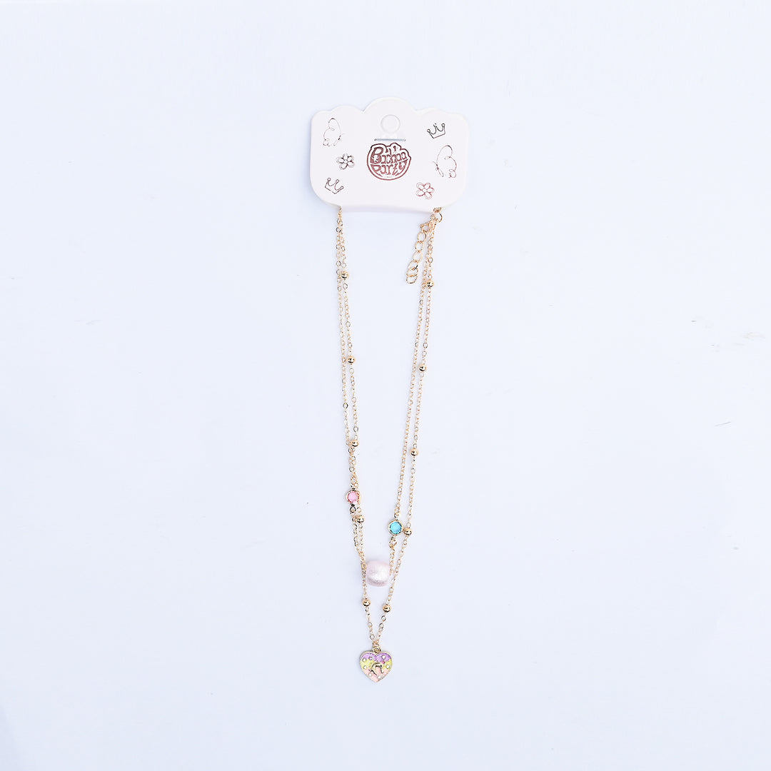 2-in-1 Chain Beads  Dolphin Pendant Necklace