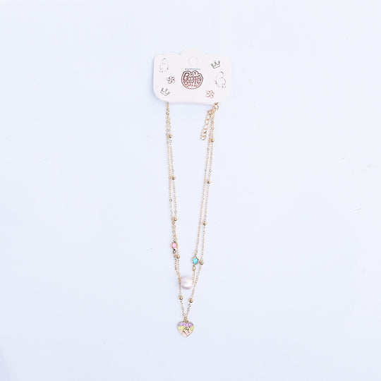 2-in-1 Chain Beads  Dolphin Pendant Necklace