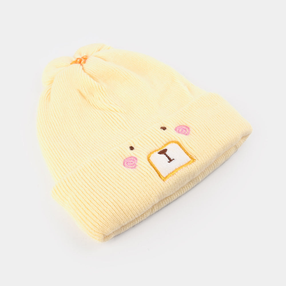 Baby Winter Cap/Hat  Dog Embroidered | 6M+