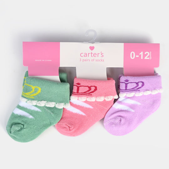 Infant Baby Socks 0-6M-3Pcs