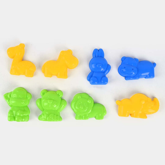 Play Colored Sand With Forest Animal 400G Play Set