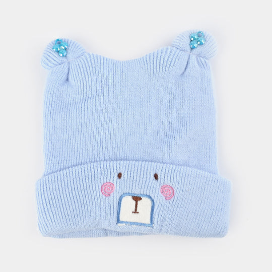 Baby Winter Cap/Hat  Dog Embroidered | 6M+