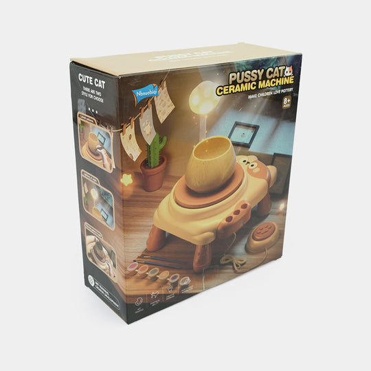 Electric Pottery Wheel Arts and Crafts Sculpting Clay Set For Kids