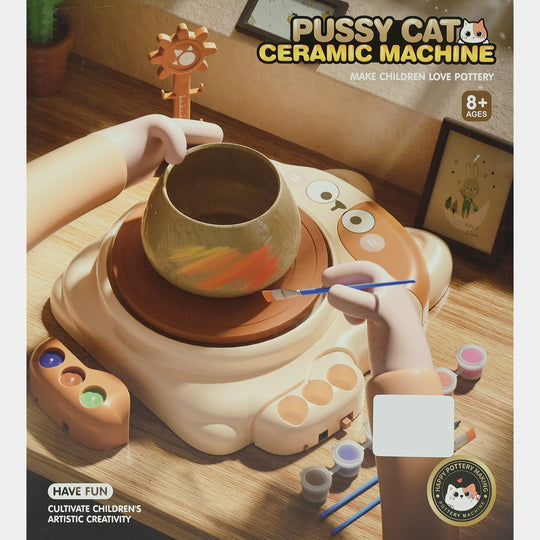 Electric Pottery Wheel Arts and Crafts Sculpting Clay Set For Kids