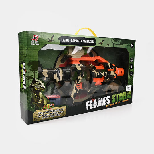 Flames Strom Soft Dart Target Toy For Kids