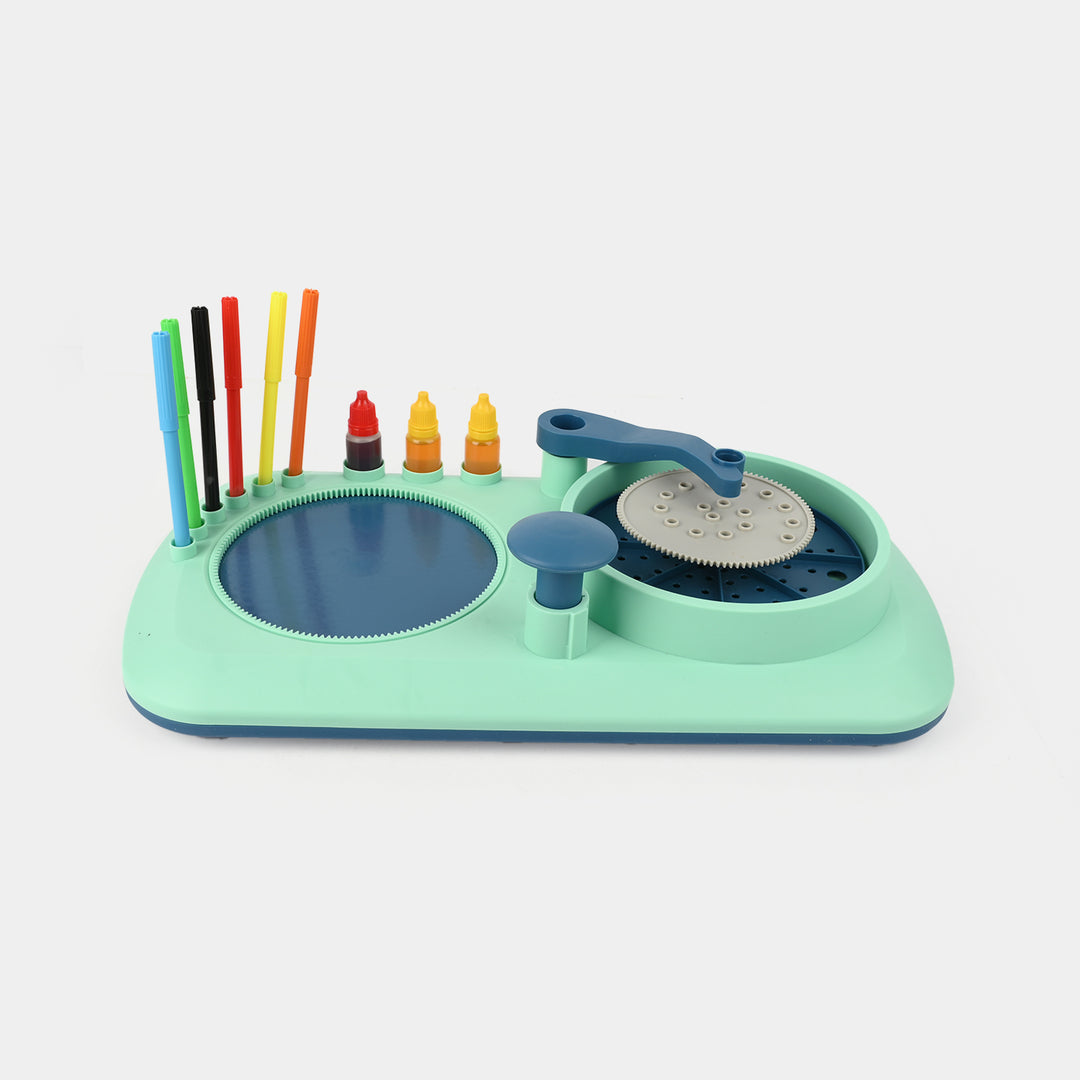 Creative set Art board 3in1 Spirograph Graffiti Drawing
