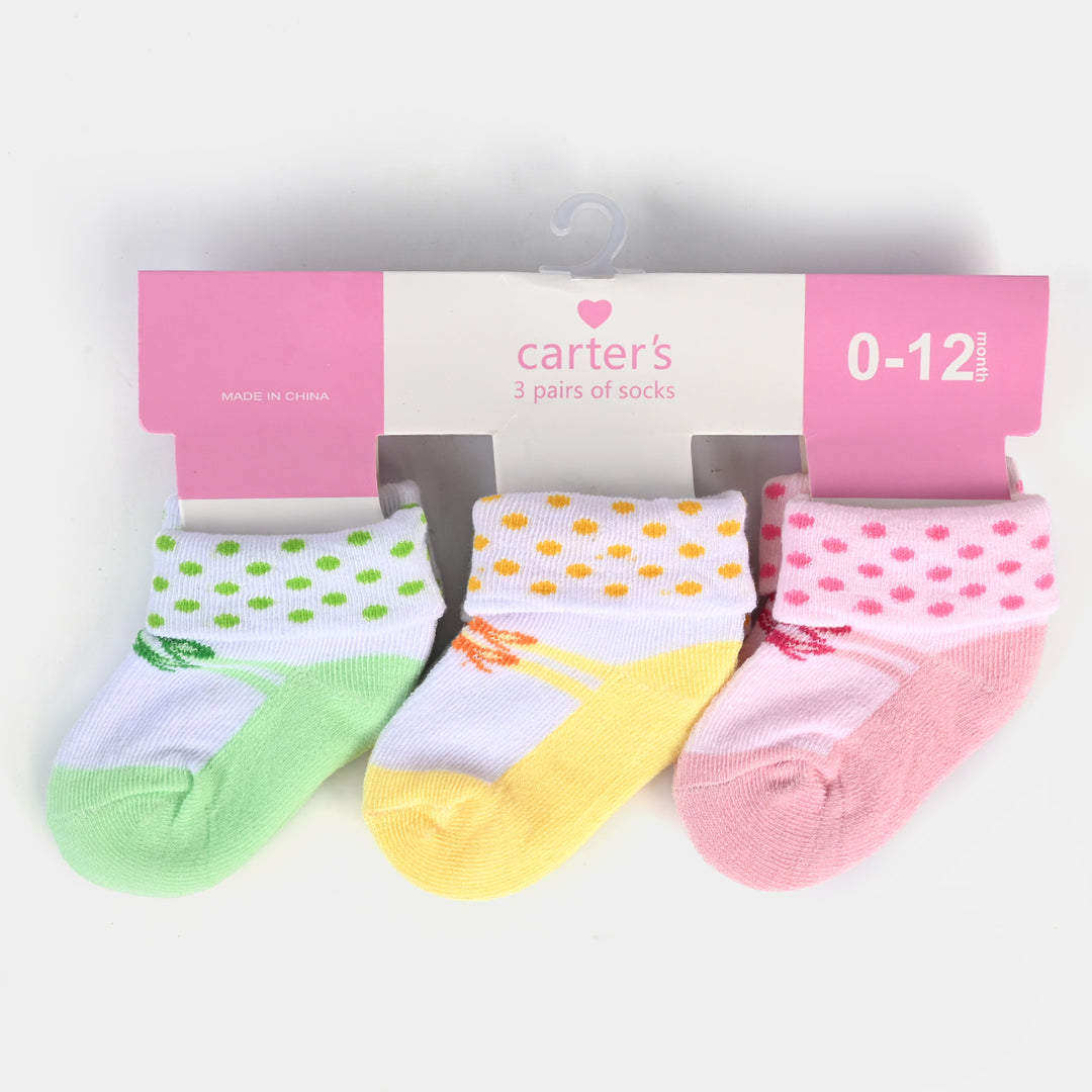 Infant Baby Socks 0-6M-3Pcs