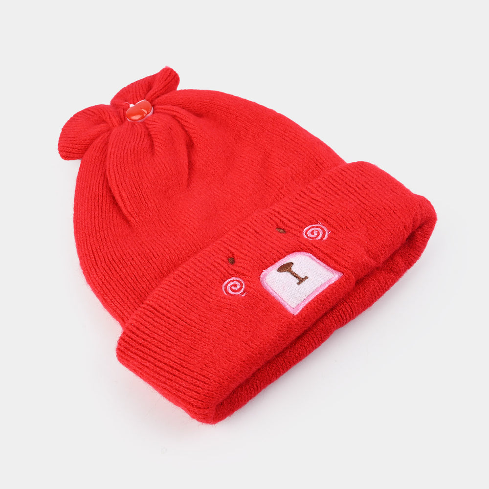 Baby Winter Cap/Hat  Dog Embroidered | 6M+