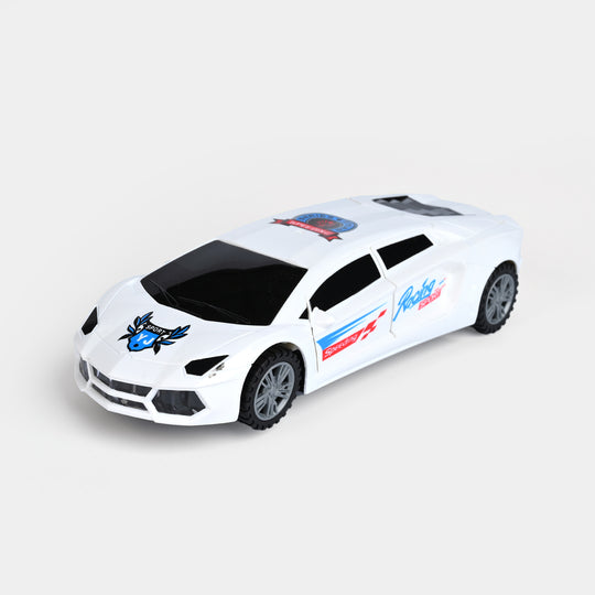 Bump Go Action Light & Music Car Toy For Kids