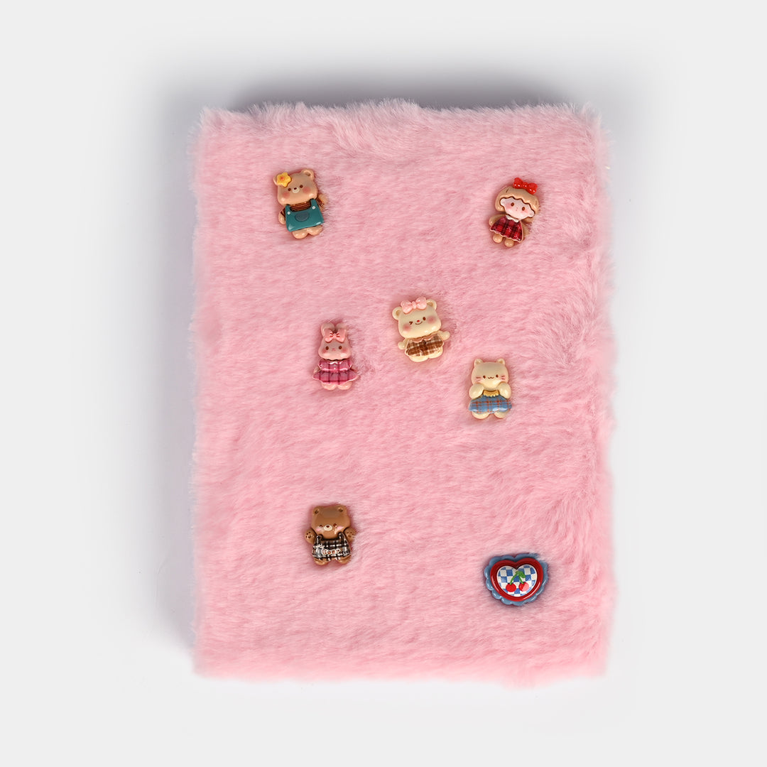 Diary Notebook Set with Pom-Pom Pen
