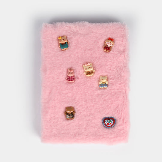Diary Notebook Set with Pom-Pom Pen