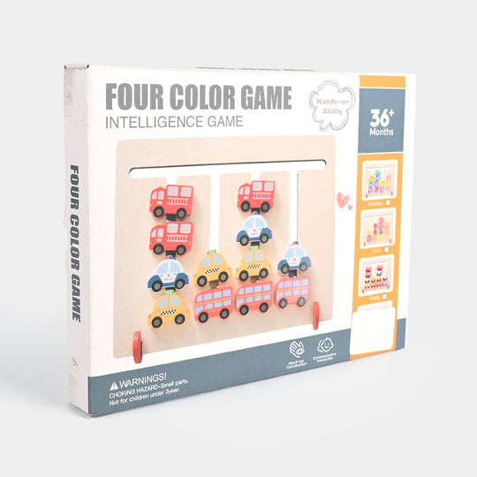 Wooden Four-Color Game for Kids