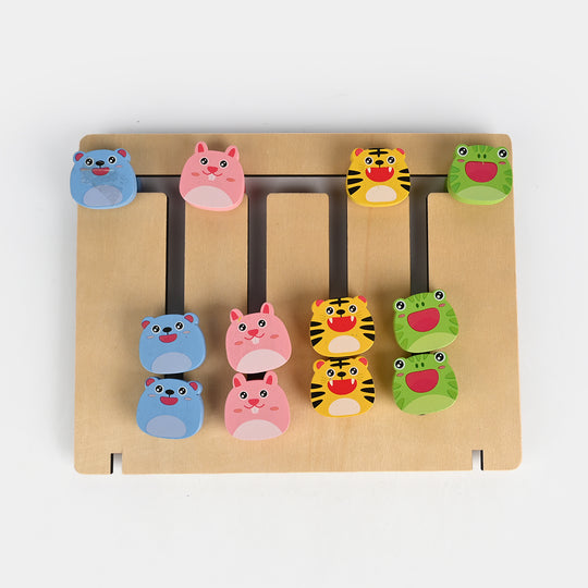 Wooden Four-Color Game for Kids
