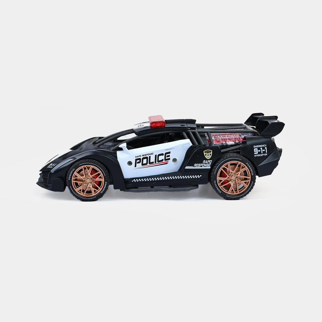 Friction Mini Car with Light & Music