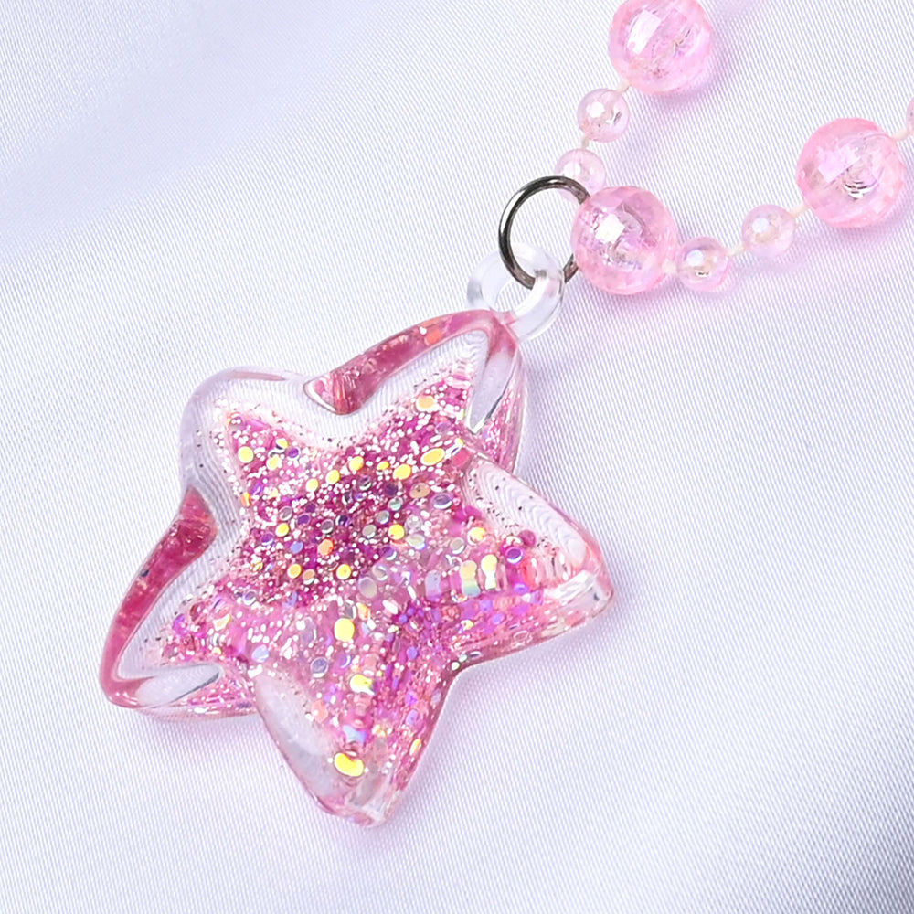GIRLS CHARM BEADED NECKLACE & BRACELET