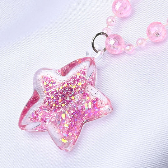 GIRLS CHARM BEADED NECKLACE & BRACELET