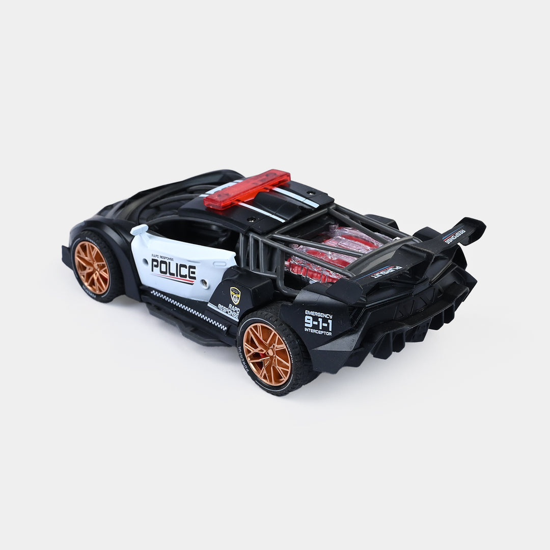 Friction Mini Car with Light & Music