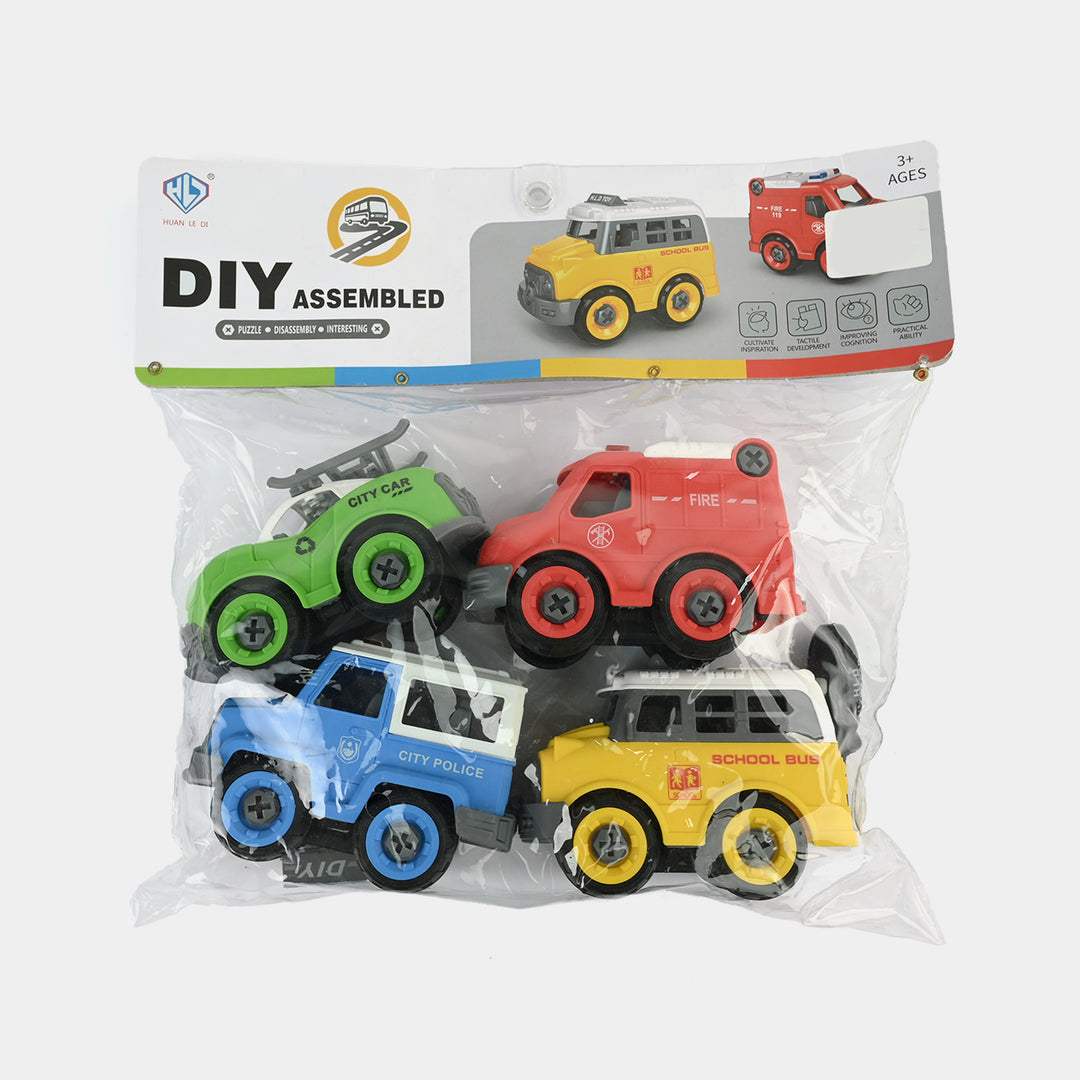 DIY Mini Vehicle Set | 4PCs