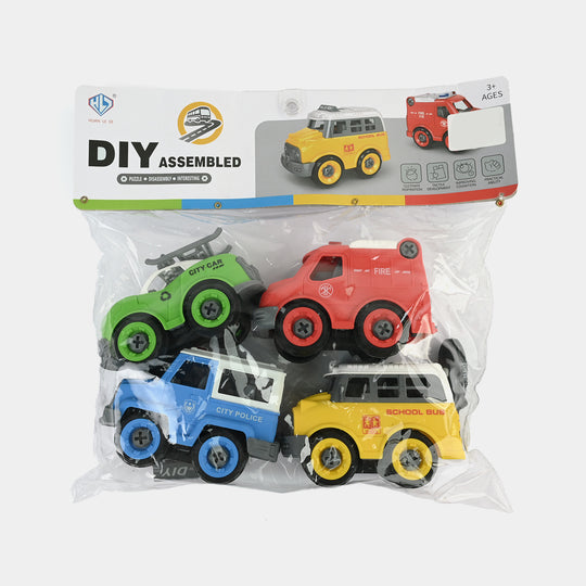DIY Mini Vehicle Set | 4PCs