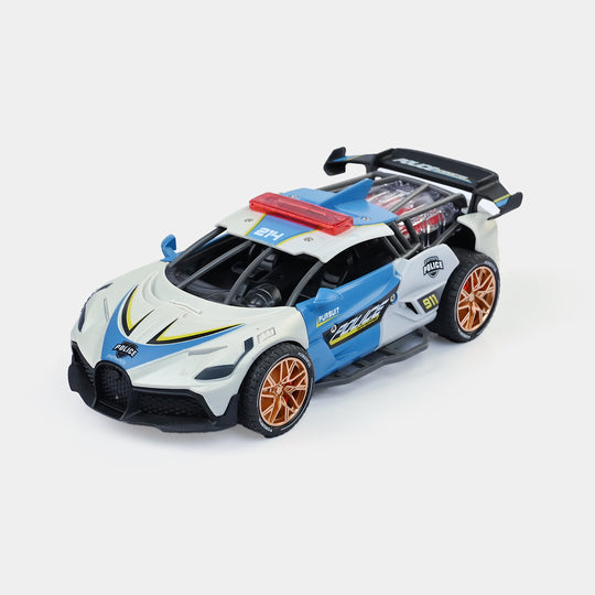 Friction Mini Car with Light & Music