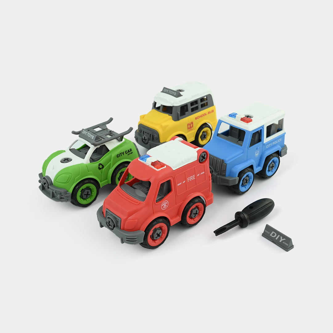 DIY Mini Vehicle Set | 4PCs