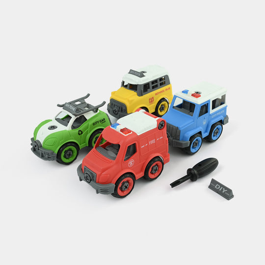 DIY Mini Vehicle Set | 4PCs