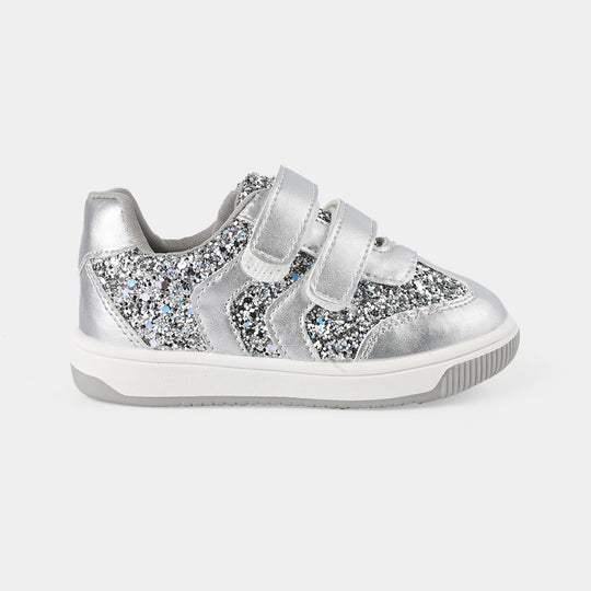 Girls Sneaker H558-104-SILVER