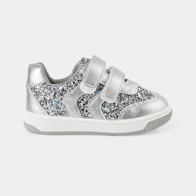 Girls Sneaker H558-104-SILVER