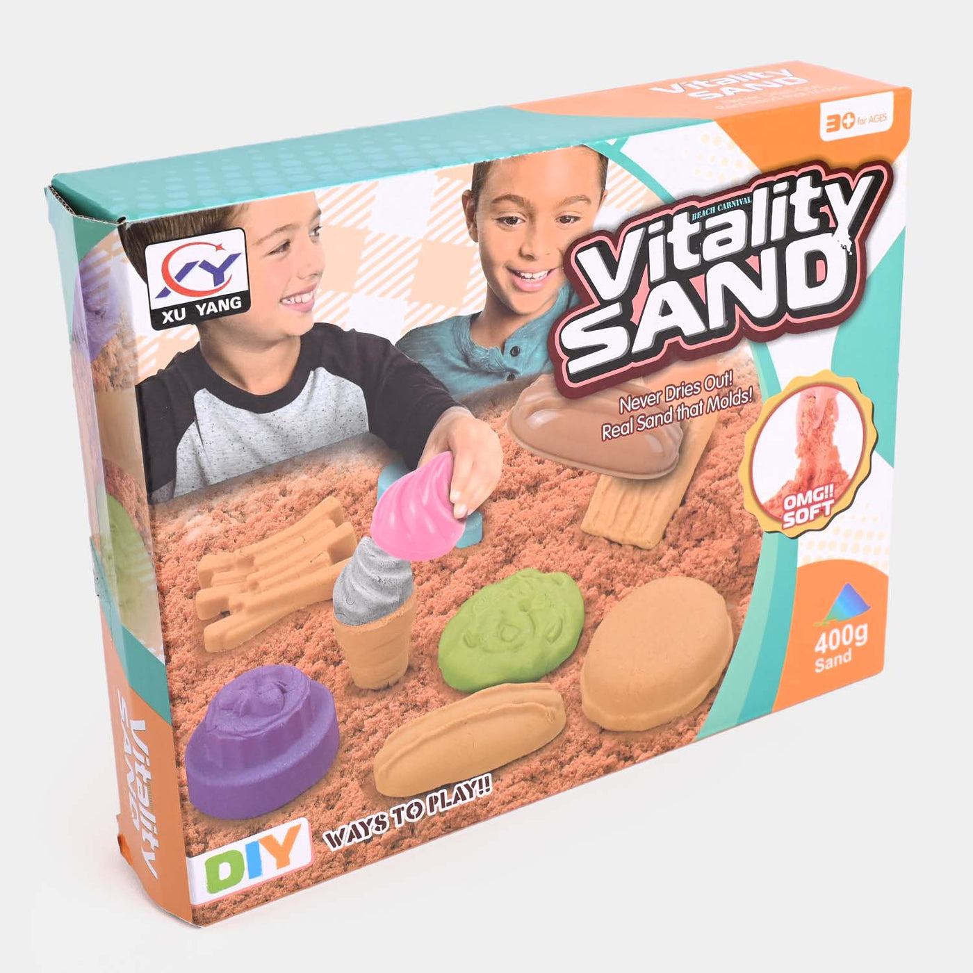 Play Dough Space Sand With Food Set For Kids