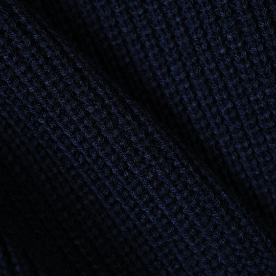 Girls Acrylic Sweater-Pearls-Navy Blue