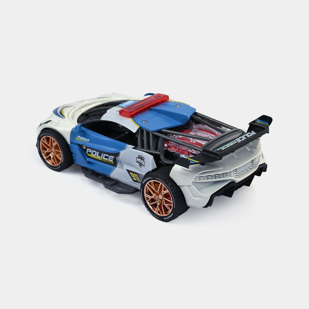 Friction Mini Car with Light & Music