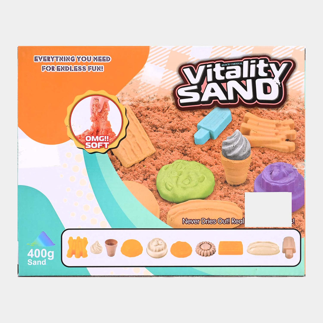 Play Dough Space Sand With Food Set For Kids